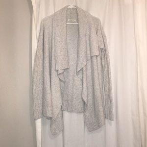 Light Grey Abercrombie waterfall cardigan!